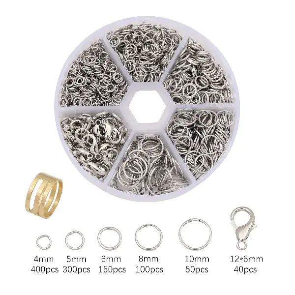 6 grid box white K-1 set,chaincharmsupply.com