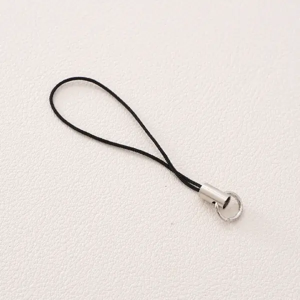 Black - total length about 58mm, rope length about 45mm, 20 pieces/pack,chaincharmsupply.com
