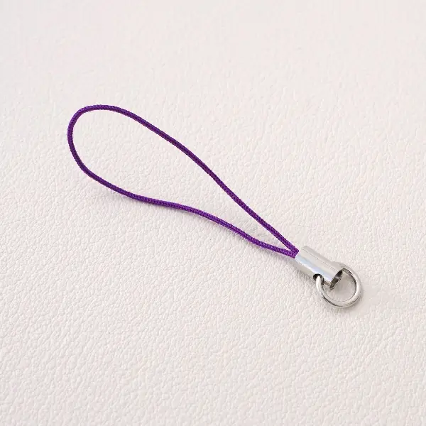 Dark purple - total length about 68mm, rope length about 48mm, 10 pieces/pack,chaincharmsupply.com