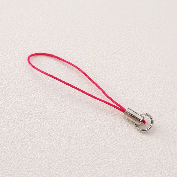 Rose red - total length about 58mm, rope length about 45mm, 20 pieces/pack,chaincharmsupply.com