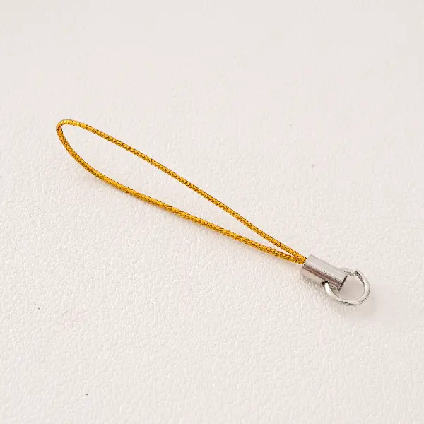 Gold wire - total length is about 68mm, rope length is about 48mm, 10 pieces/package,chaincharmsupply.com