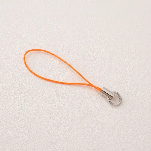 Orange - total length about 68mm, rope length about 48mm, 10 pieces/pack,chaincharmsupply.com