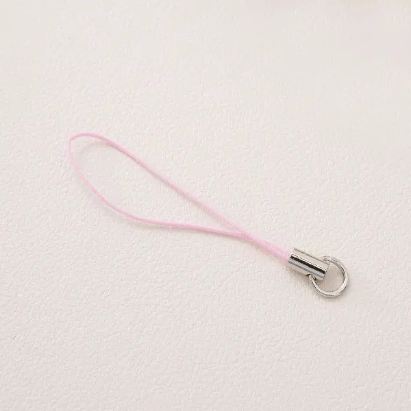 Pink - total length is about 58mm, rope length is about 45mm, 20 pieces/pack,chaincharmsupply.com