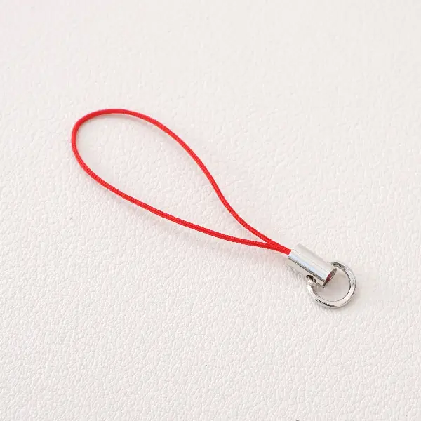 Big red - total length is about 68mm, rope length is about 48mm, 10 pieces/pack,chaincharmsupply.com