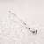 Polyester Single Circle Phone Rope Building Block Keychain Spring Buckle - Silver wire - total length is about 68mm, rope length is about 48mm, 10 pieces/pack