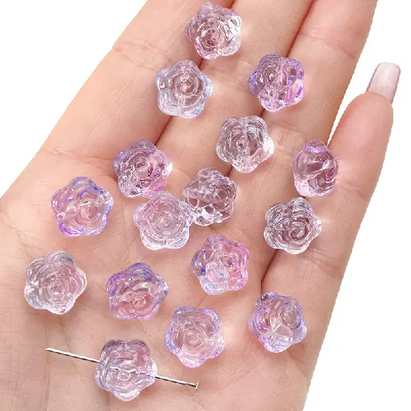 Blue purple-12mm hole diameter about 1mm 10 pcs/pack,chaincharmsupply.com