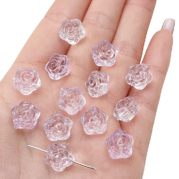 Light purple-12mm hole diameter about 1mm 30 pcs/pack,chaincharmsupply.com