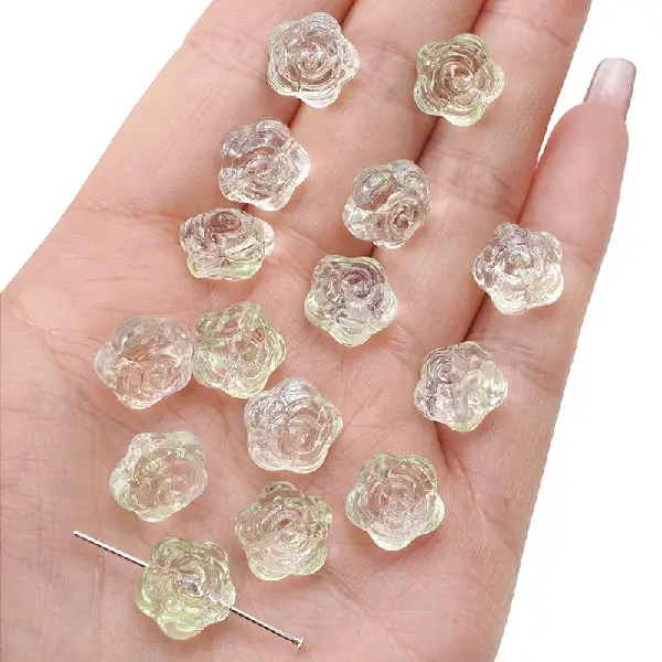 Light green-12mm hole diameter about 1mm 10 pcs/pack,chaincharmsupply.com
