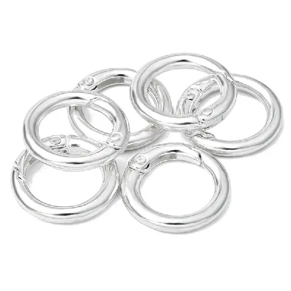 Silver-25*17*3.7mm 5 pcs/pack,chaincharmsupply.com