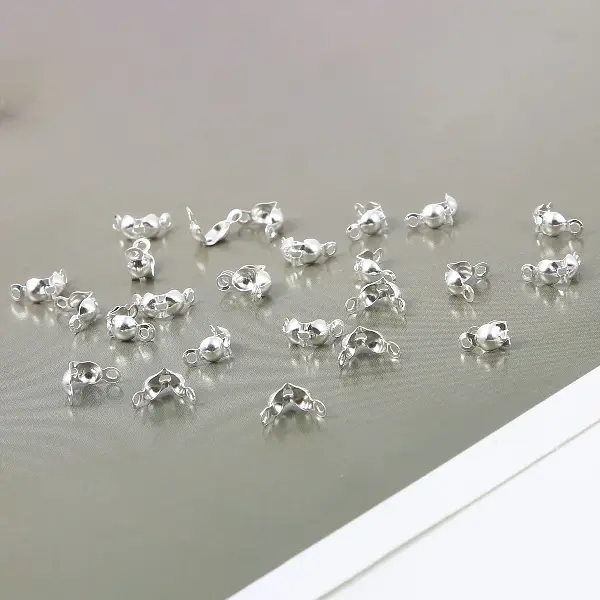 Silver-4×7mm 100pcs/pack,chaincharmsupply.com