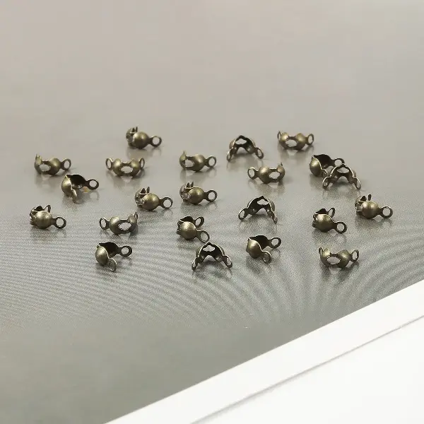 Bronze-4×7mm 100pcs/pack,chaincharmsupply.com