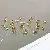Iron Covered Buckle Diy Jewelry Accessories Multi-color Double-headed Connecting Baotou - Gold-4×7mm 100pcs/pack