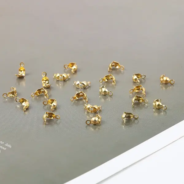 Gold-4×7mm 100pcs/pack,chaincharmsupply.com