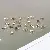 Iron Covered Buckle Diy Jewelry Accessories Multi-color Double-headed Connecting Baotou - KC gold-4×7mm 100pcs/pack
