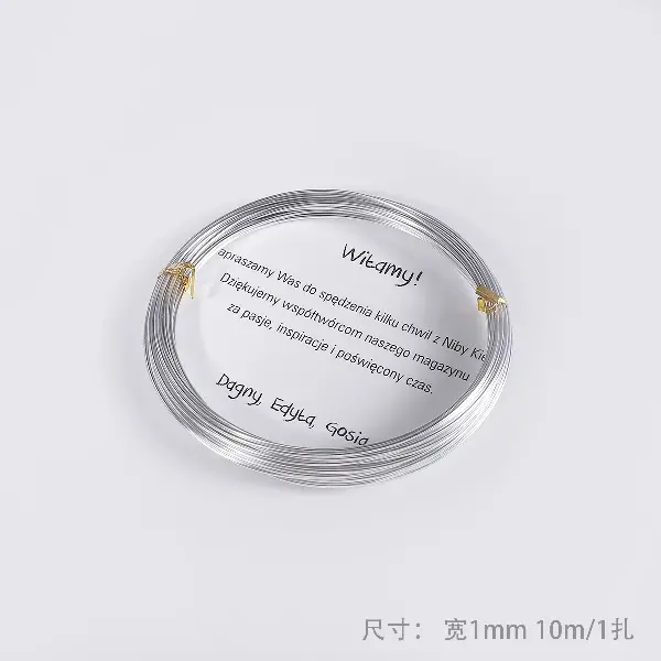Silver-1mm 10 meters/pack,chaincharmsupply.com