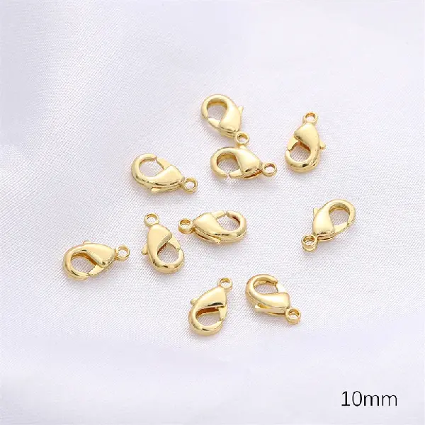 Small lobster clasp 14K gold 1 piece,chaincharmsupply.com