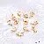 14k Gold-filled Color-protected Single-ring Lobster Clasp Closing Buckle Extension Chain - Small lobster clasp 18K gold 1 piece