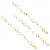 14k Gold-filled Color-protected Single-ring Lobster Clasp Closing Buckle Extension Chain - 18K gold extension chain tail chain 1 piece total length 60mm