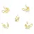 14k Gold-filled Color-protected Single-ring Lobster Clasp Closing Buckle Extension Chain - 14K gold 3*6mm bag buckles 10 pcs