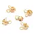 14k Gold-filled Color-protected Single-ring Lobster Clasp Closing Buckle Extension Chain - 18K3*6mm gold bag buckles 10 pcs