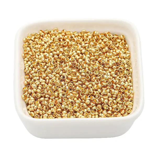 18K positioning beads 2mm 100 pieces,chaincharmsupply.com