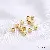 14k Gold-filled Color-protected Single-ring Lobster Clasp Closing Buckle Extension Chain - 14K gold-coated spacer beads 3mm hole diameter 1.2mm 100 pcs/pack