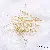 14k Gold-filled Color-protected Single-ring Lobster Clasp Closing Buckle Extension Chain - T-pin 14K gold 0.7×30mm 50 pcs/pack
