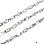Stainless Steel Chain Heart-shaped Sunflower Starry Handmade Diy Necklace Bracelet - Stainless steel chain 1.6 long flat cross 1:1 wire diameter about 1.6mm chain width about 6.5mm-0.5m/pack