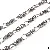 Stainless Steel Chain Heart-shaped Sunflower Starry Handmade Diy Necklace Bracelet - Stainless steel chain 2.0 bare body\-1 meter/package