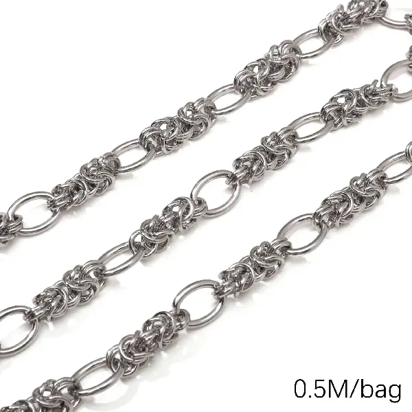 Stainless steel chain 2.0 bare body\-0.5m/package,chaincharmsupply.com