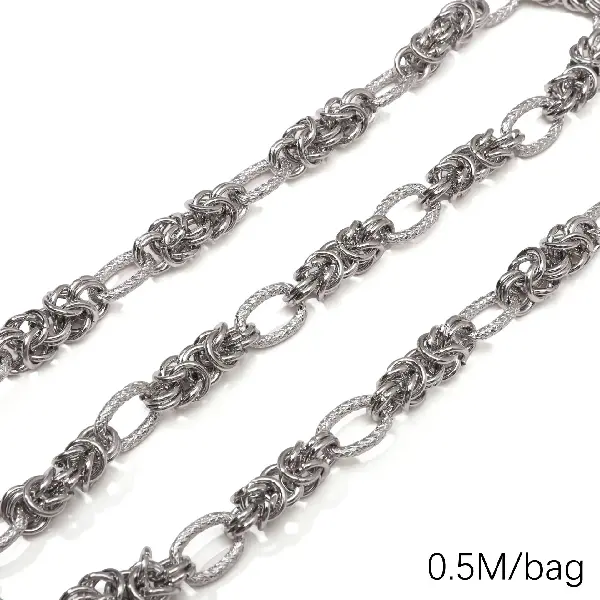 Stainless steel chain 2.0 mesh\-1 meter/package,chaincharmsupply.com