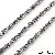 Stainless Steel Chain Heart-shaped Sunflower Starry Handmade Diy Necklace Bracelet - Stainless steel chain 8.0 semicircular double buckle twill wire diameter about 2.2mm chain width about 8mm chain body 8x11mm-0.5m/pack