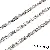 Stainless Steel Chain Heart-shaped Sunflower Starry Handmade Diy Necklace Bracelet - Stainless steel chain 6.0 Sunflower wire diameter about 1.0mm chain width about 6mm chain body 6x10mm-1 meter/pack
