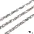 Stainless Steel Chain Heart-shaped Sunflower Starry Handmade Diy Necklace Bracelet - Stainless steel chain 1.8 thread gypsophila 3:1 wire diameter about 1.8mm chain width about 6.5mm long chain body 6.5x12.5mm-0.5m/pack