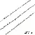 Stainless Steel Chain Heart-shaped Sunflower Starry Handmade Diy Necklace Bracelet - Stainless steel chain 1.0 round stick 12.5 long wire diameter about 1.0mm chain width about 2.2mm double hanging round stick 2.2x12.5mm-0.5m/pack