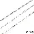 Stainless Steel Chain Heart-shaped Sunflower Starry Handmade Diy Necklace Bracelet - Stainless steel chain 4.0 diamond square wire diameter about 0.3mm chain width about 4mm double hanging diamond square 4x12.5mm-0.5m/pack
