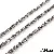 Stainless Steel Chain Heart-shaped Sunflower Starry Handmade Diy Necklace Bracelet - Stainless steel chain, 2.0 wire, 6.5 semicircle double buckle, wire diameter about 2.0mm, chain width about 6.5mm, chain body 6.5x8.5mm-1 meter/pack