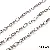 Stainless Steel Chain Heart-shaped Sunflower Starry Handmade Diy Necklace Bracelet - Stainless steel chain semi-circular wire\-0.5m/pack