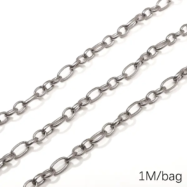 Stainless steel chain semi-circular wire\-0.5m/pack,chaincharmsupply.com