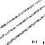 Stainless Steel Chain Heart-shaped Sunflower Starry Handmade Diy Necklace Bracelet - Stainless steel chain 1.0 side 3:1 grinding wire diameter about 1.0mm chain width about 3.6mm long chain body 3.6x6.8mm-1 meter/pack