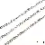 Stainless Steel Chain Heart-shaped Sunflower Starry Handmade Diy Necklace Bracelet - Stainless steel chain 08\-1m/pack