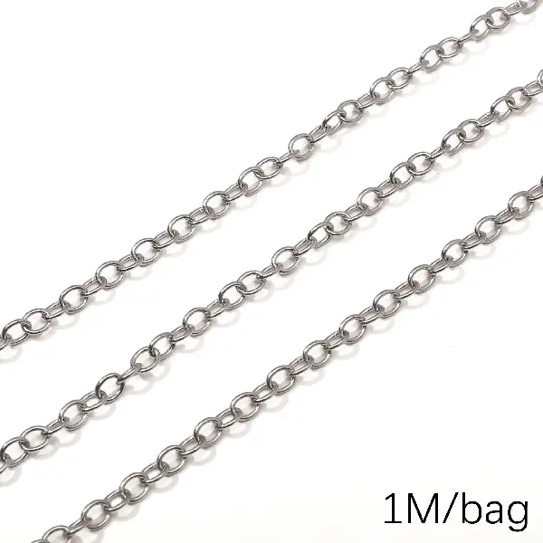 Stainless steel chain 08\-0.5m/pack,chaincharmsupply.com