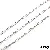 Stainless Steel Chain Heart-shaped Sunflower Starry Handmade Diy Necklace Bracelet - Stainless steel chain 1.0 Gypsophila 5:1 Wire diameter about 1.0mm Chain width about 4.8mm Long chain body 4.8x20mm Short chain body 4-0.5 meters/pack