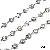 Stainless Steel Chain Heart-shaped Sunflower Starry Handmade Diy Necklace Bracelet - Stainless steel chain, hollow round, wire diameter about 0.3mm, chain width about 10mm, double hanging round 10x16mm, steel color, 0.5 meters/pack (cut-0.5 meters/pack)