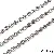 Stainless Steel Chain Heart-shaped Sunflower Starry Handmade Diy Necklace Bracelet - Stainless steel chain, heart-shaped beads, wire diameter about 0.8mm, chain width about 6mm, heart-shaped 6x10mm, beads 4mm, steel color, 0.5m/-0.5m/pack