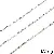 Stainless Steel Chain Heart-shaped Sunflower Starry Handmade Diy Necklace Bracelet - Stainless steel chain 04 drops of oil flat cross wire diameter about 0.4mm chain width about 2mm 7mm intervals 2mm oil drops 5:1 steel white 1m-0.5m/pack