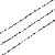 Stainless Steel Chain Heart-shaped Sunflower Starry Handmade Diy Necklace Bracelet - Stainless steel chain 035 oil drop flat cross wire diameter about 0.35mm chain width about 1.5mm 5.5mm oil drop 1.5mm 5:-0.5m/pack