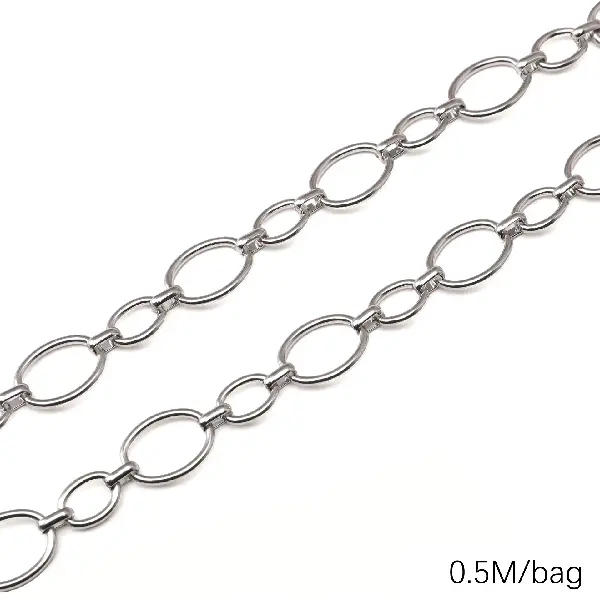 Stainless steel chain 2.0 large\-0.5 meters/pack,chaincharmsupply.com
