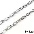 Stainless Steel Chain Heart-shaped Sunflower Starry Handmade Diy Necklace Bracelet - Stainless steel chain 1.0 square wire 1:1 wire diameter about 1.0mm chain width about 5mm long chain body 5x9.5mm short chain body 5x7mm-0.5m/pack