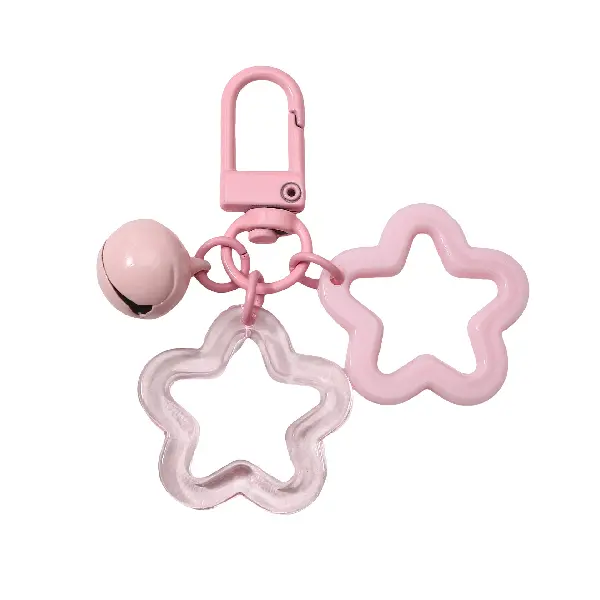 Pink 1 piece/pack - total length about 6.5cm,chaincharmsupply.com
